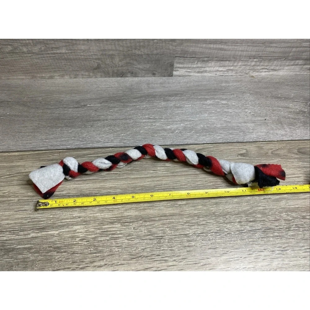 Handmade Fleece Dog Rope Chew Toy 14